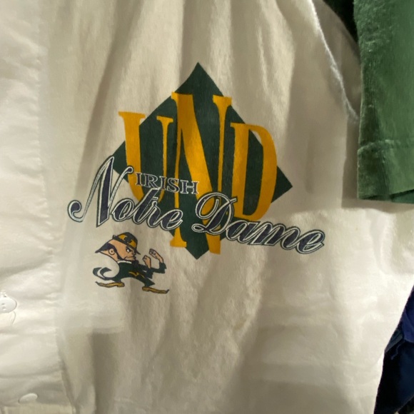 Vintage 90’s Notre Dame Bulletin Shirt - Picture 2 of 4